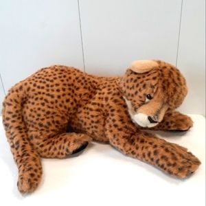 Vintage BMI America 1992 Leopard Plush Made In Korea  Stuffed Animal Rare